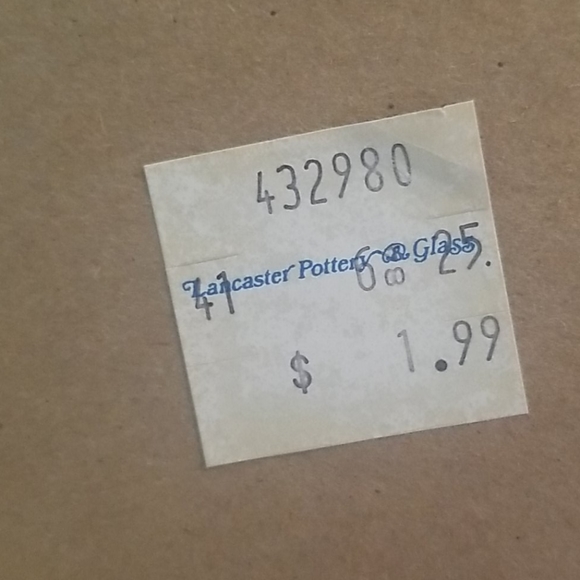 Original Lancaster Pottery and Glass Hanging - Picture 4 of 4